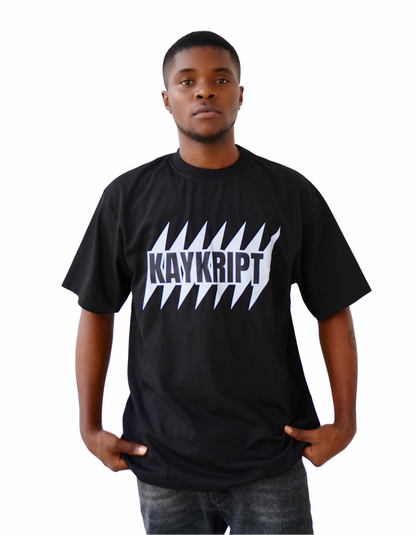 Kaykript Bold Graphic Tee - Black